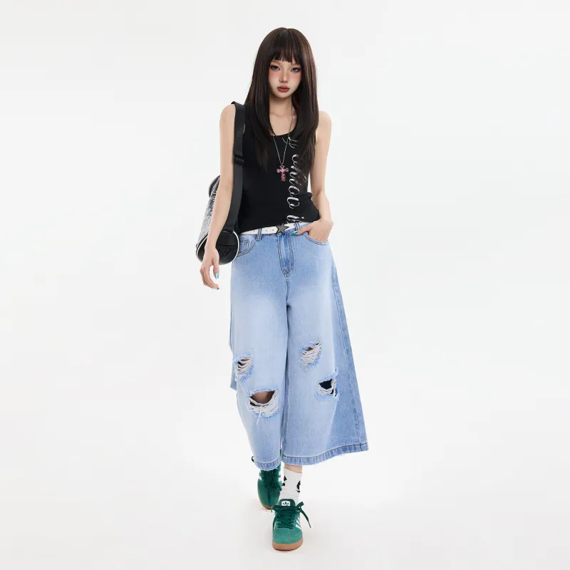 Poyz Denim Shorts Women's Sky Blue-6