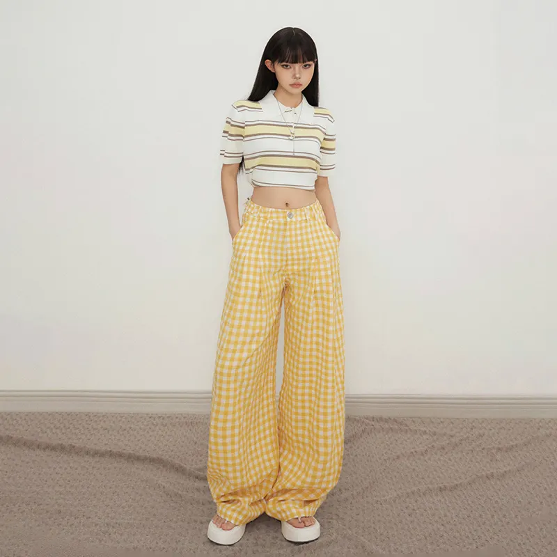 Poyz Casual Pants Women's Yellow-13
