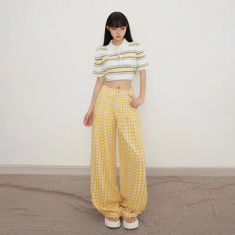 Poyz Casual Pants Women's Yellow-6