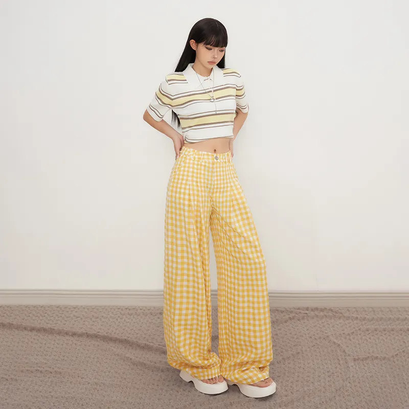 Poyz Casual Pants Women's Yellow-11