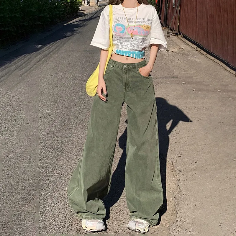 Poyz Jeans Women's Light Army Green-10