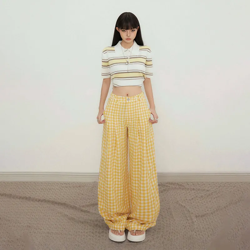 Poyz Casual Pants Women's Yellow-5