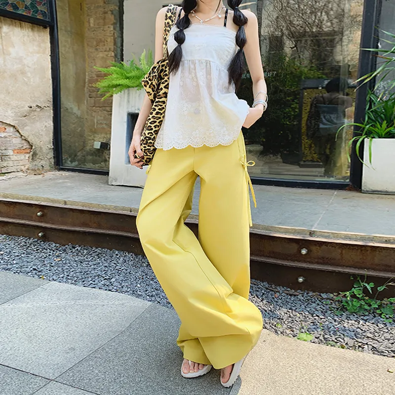 Poyz Casual Pants Women's Olive Yellow-10