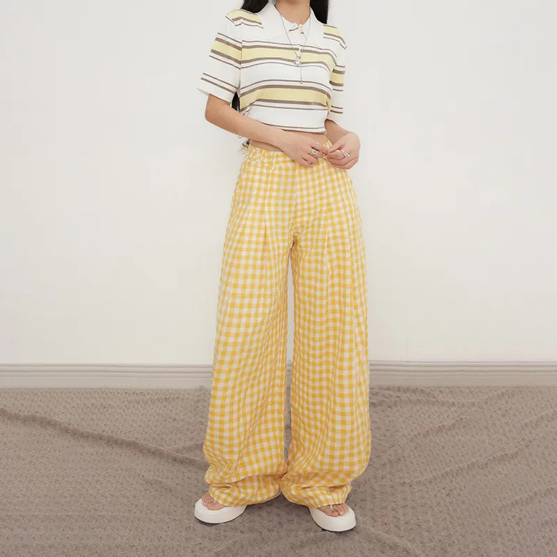 Poyz Casual Pants Women's Yellow-4