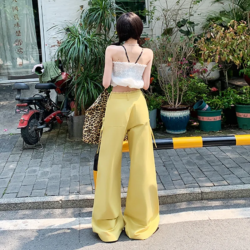 Poyz Casual Pants Women's Olive Yellow-13