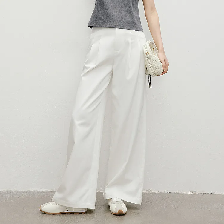 Hopeshow Casual Pants Women's White 001-2