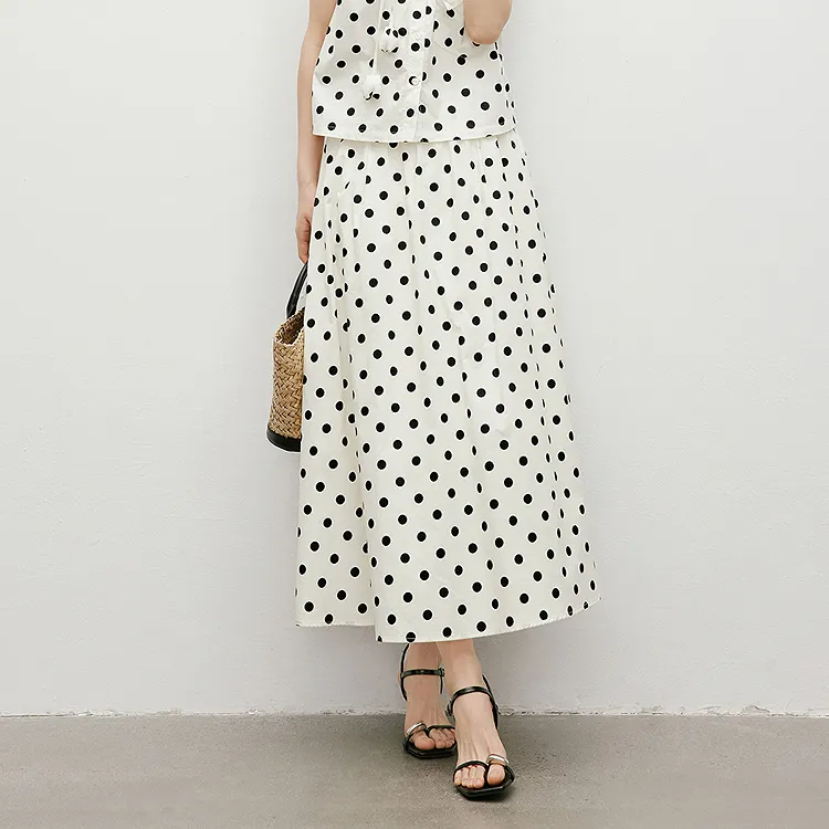 Hopeshow Casual Long Skirt Women's-3