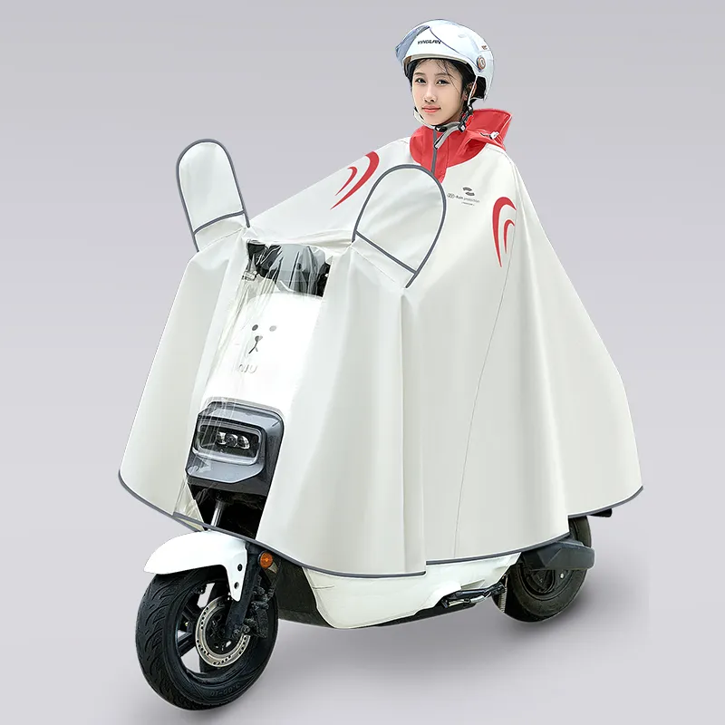 Zheng Yu Poly Pongee Rain Poncho-6