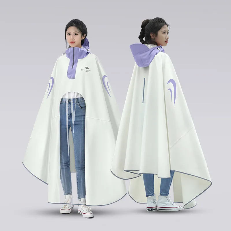 Zheng Yu Poly Pongee Rain Poncho-3