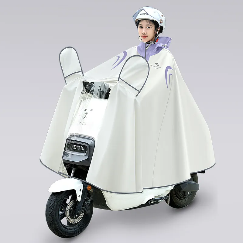 Zheng Yu Poly Pongee Rain Poncho-11