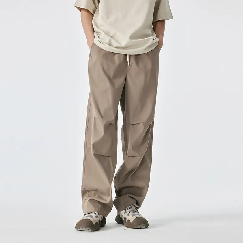 UFZ Casual Pants Unisex Coffee-4