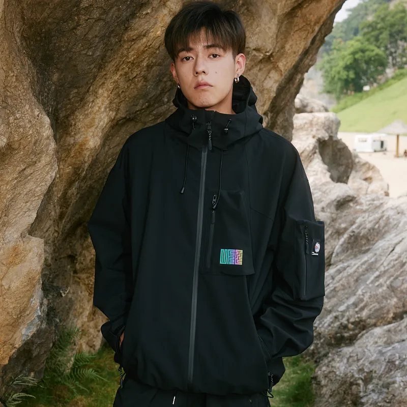 UFZ Water Resistant Windproof Breathable Windbreaker Jacket Unisex-10