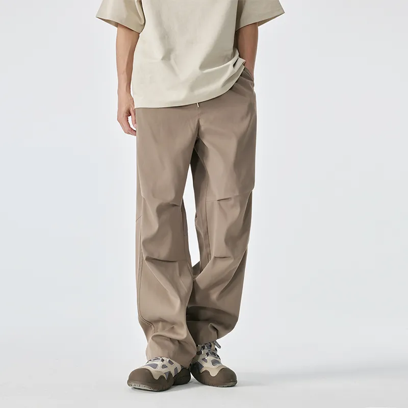 UFZ Casual Pants Unisex Coffee-2