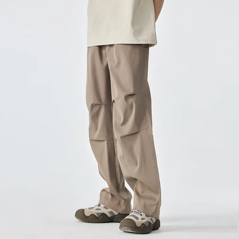 UFZ Casual Pants Unisex Coffee-3