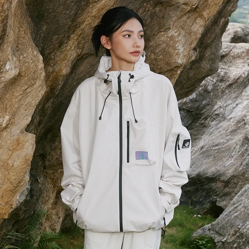 UFZ Water Resistant Windproof Breathable Windbreaker Jacket Unisex-2