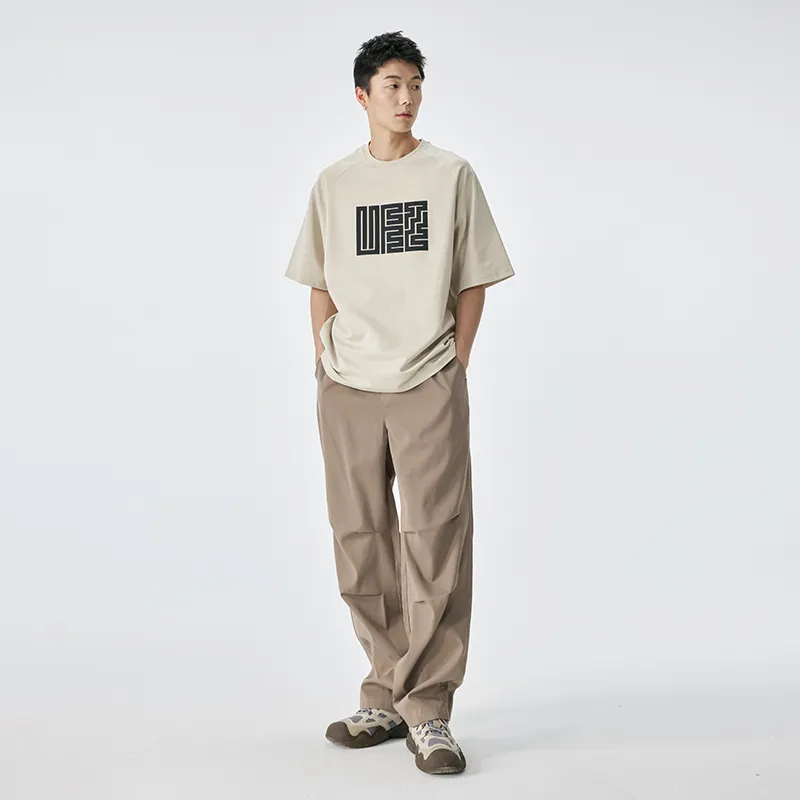 UFZ Casual Pants Unisex Coffee-5
