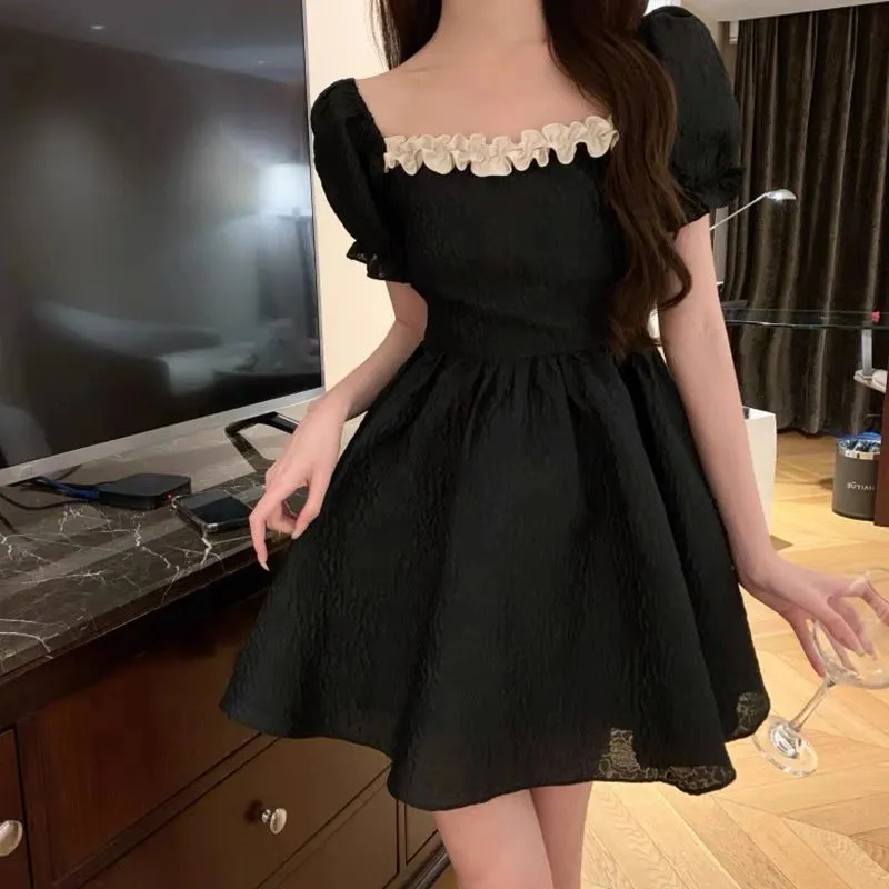 SUNSUNTOWN Short Sleeved Dresses Summer Women's-3