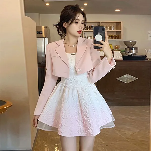 SUNSUNTOWN Business Suit Women's-9