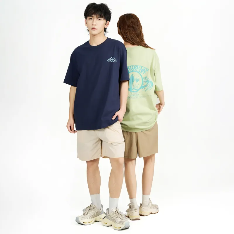 ZMOH Short Sleeved T Shirt Unisex Couple's-16