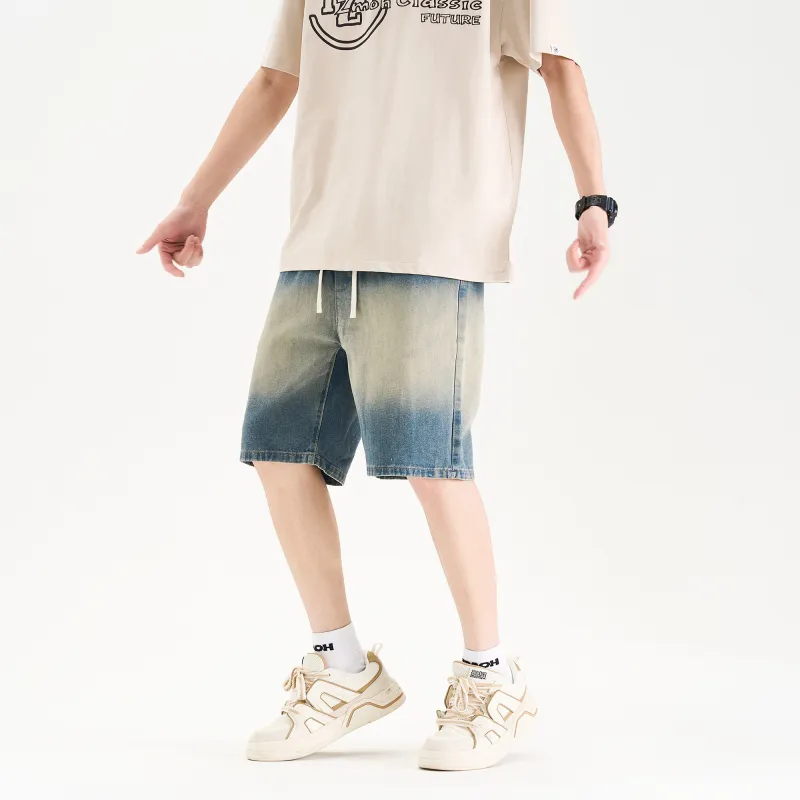 ZMOH Denim Shorts Unisex Couple's-5