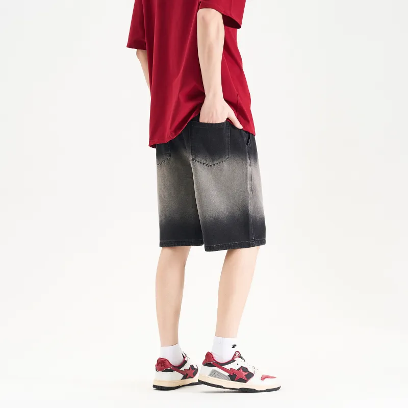 ZMOH Denim Shorts Unisex Couple's-19