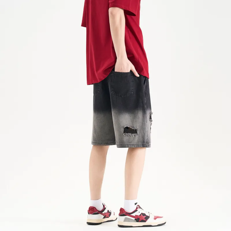 ZMOH Denim Shorts Unisex Couple's-20