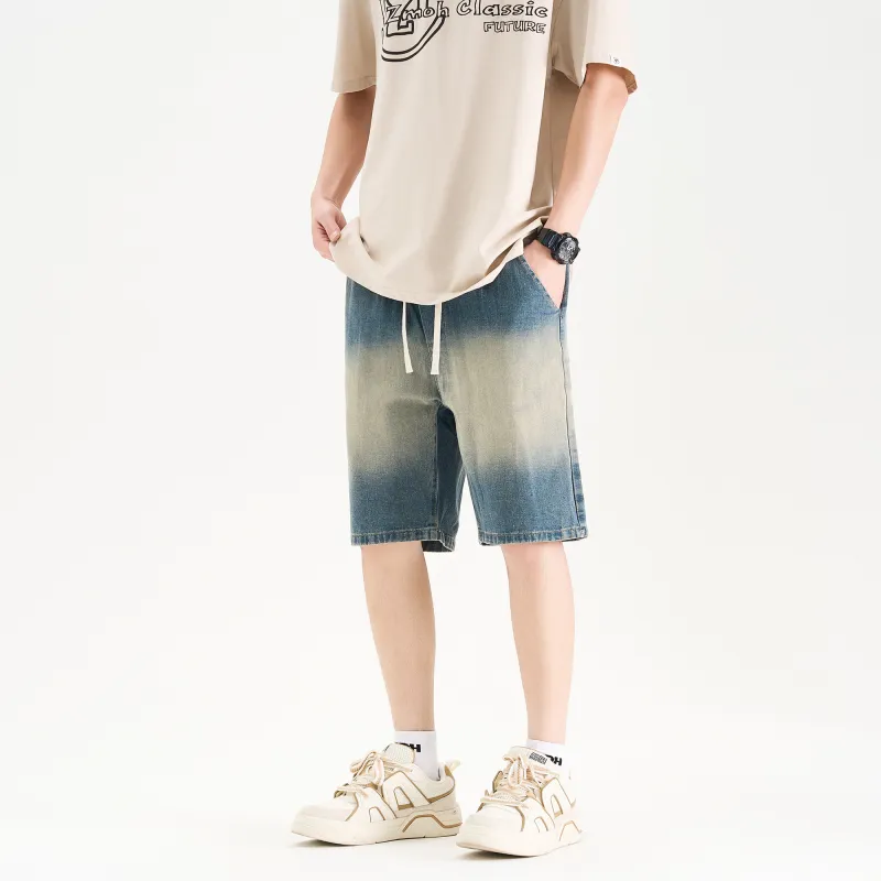 ZMOH Denim Shorts Unisex Couple's-3