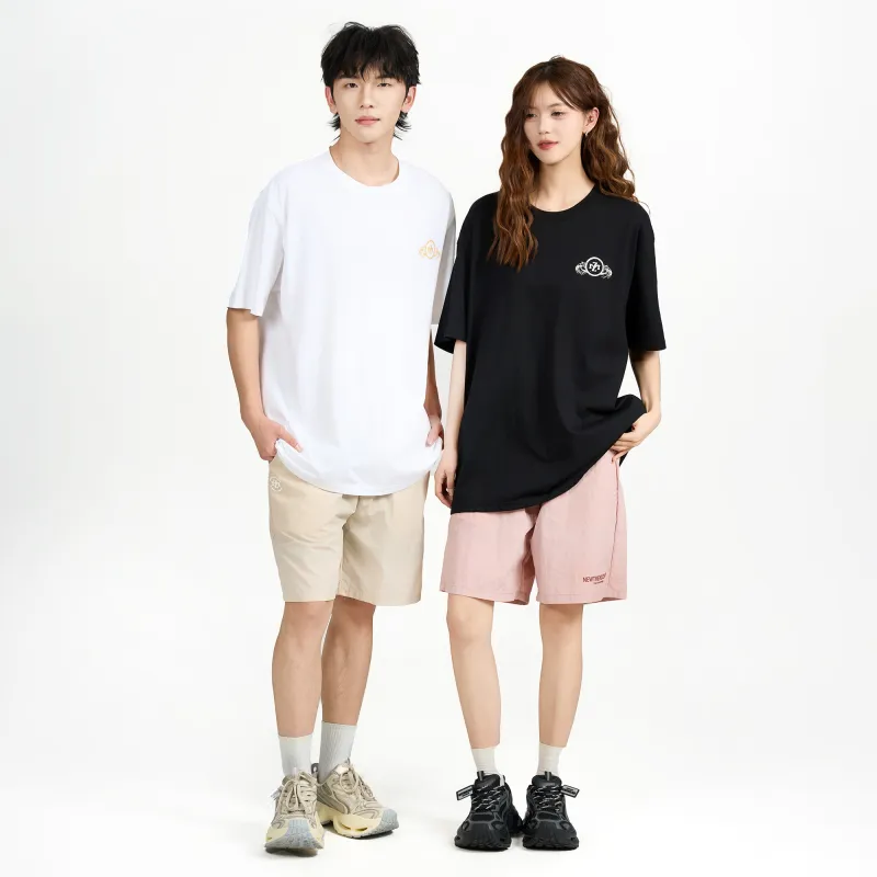 ZMOH Short Sleeved T Shirt Unisex Couple's-4