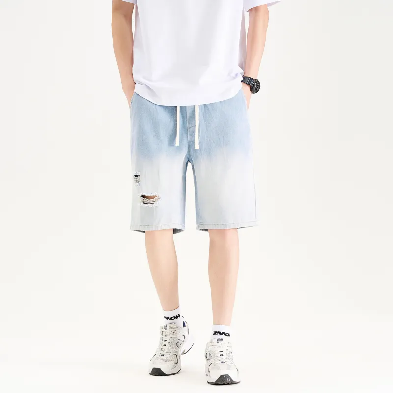 ZMOH Denim Shorts Unisex Couple's-23