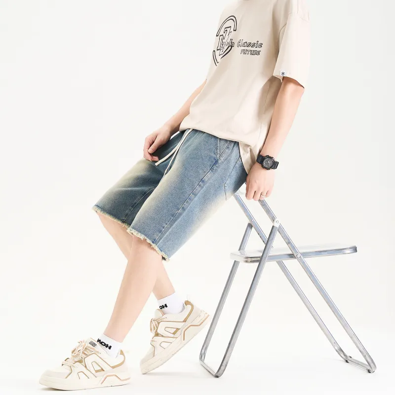 ZMOH Denim Shorts Unisex-6