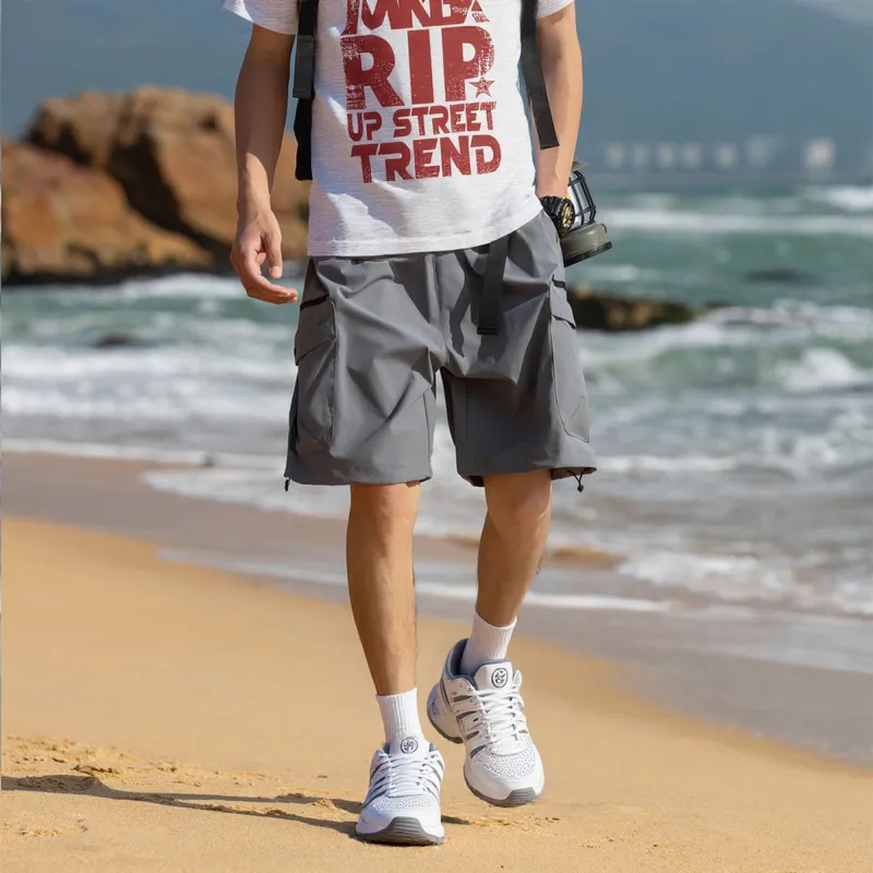 ZMOH Casual Shorts Unisex Couple's-12