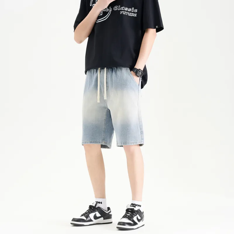 ZMOH Denim Shorts Unisex Couple's-25