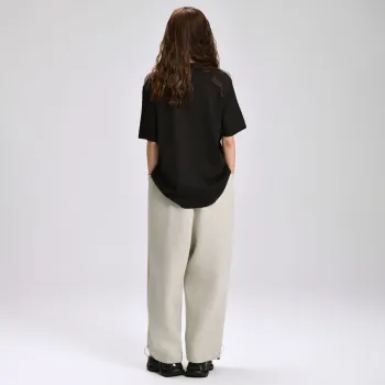 ZMOH Casual Pants Unisex White Heather Gray