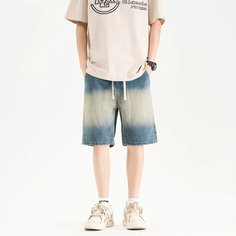 ZMOH Denim Shorts Unisex Couple's-2
