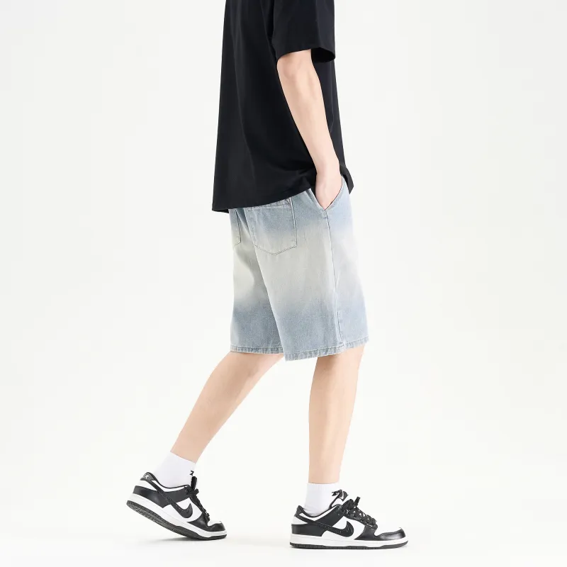 ZMOH Denim Shorts Unisex Couple's-27