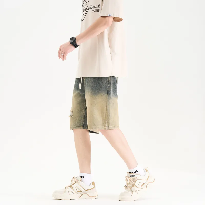 ZMOH Denim Shorts Unisex Couple's-11