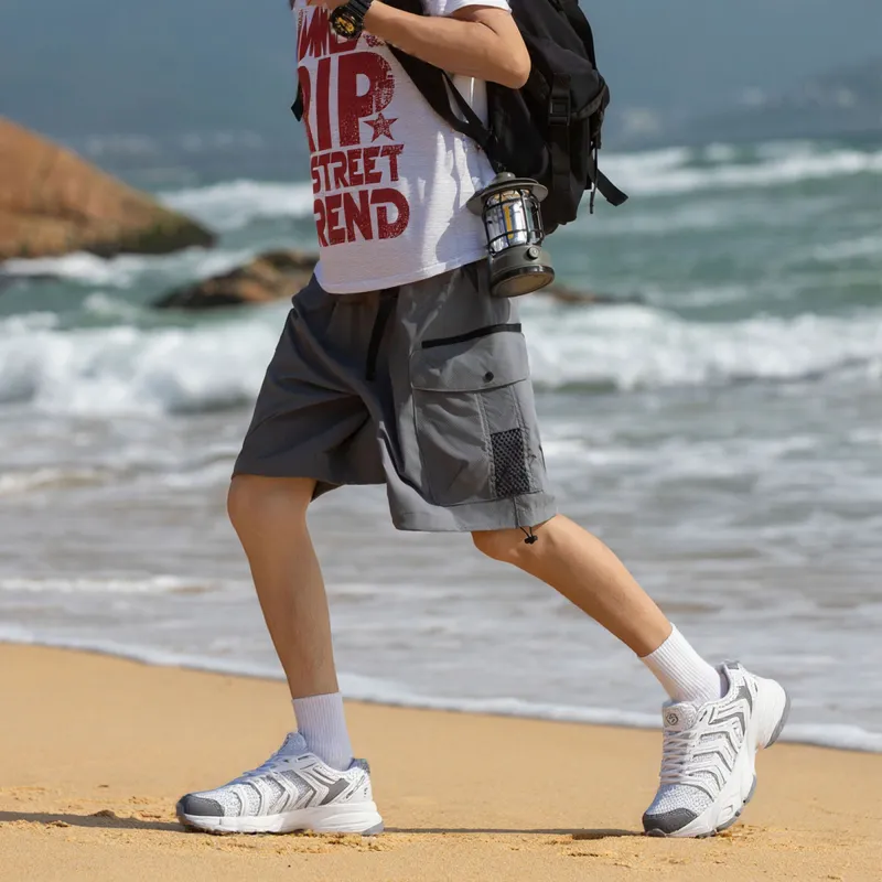 ZMOH Casual Shorts Unisex Couple's-13