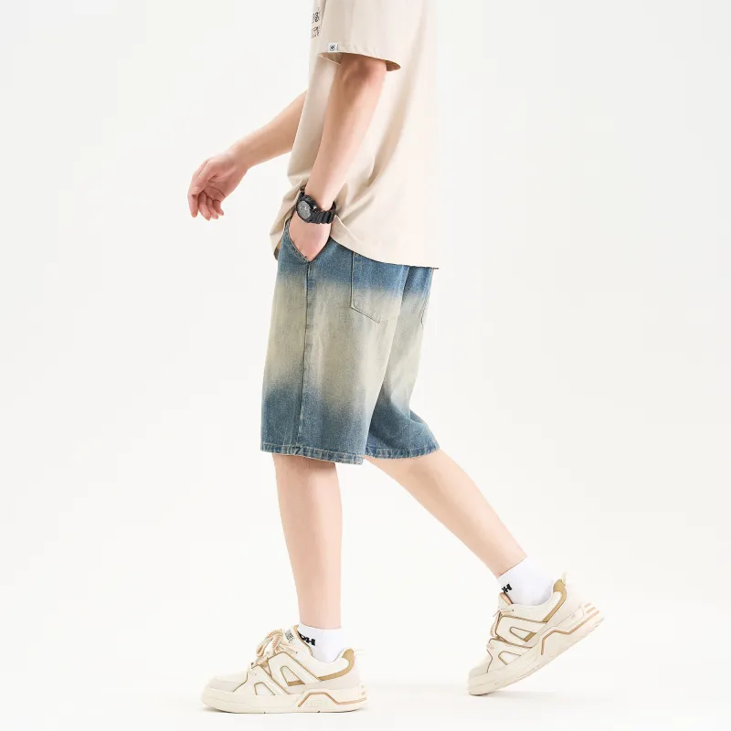 ZMOH Denim Shorts Unisex Couple's-4