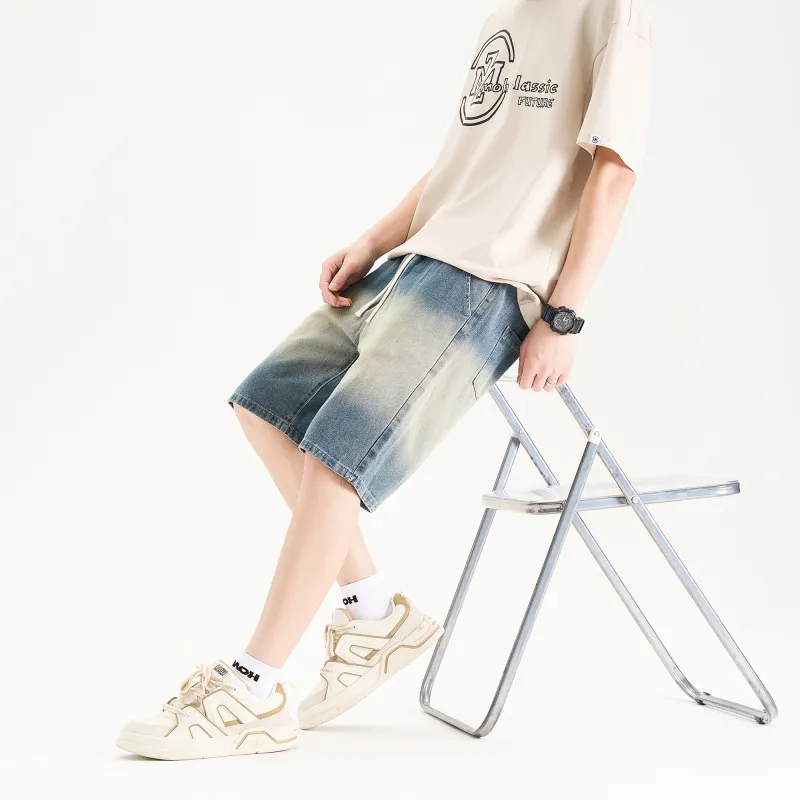 ZMOH Denim Shorts Unisex Couple's-6