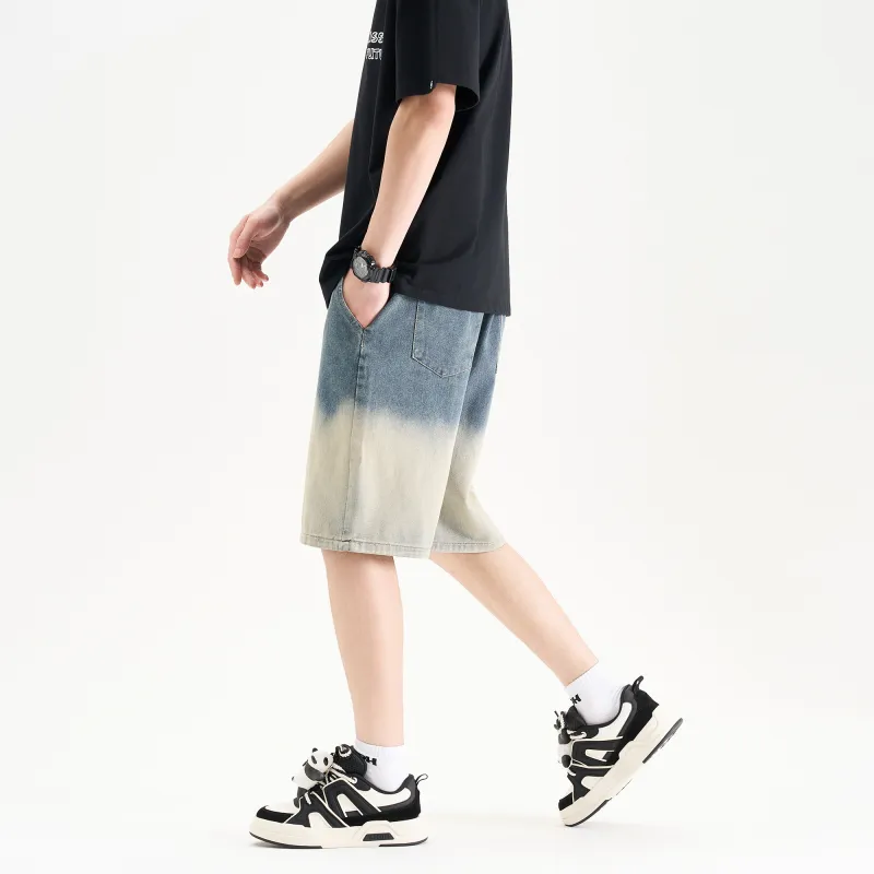 ZMOH Denim Shorts Unisex Couple's-4