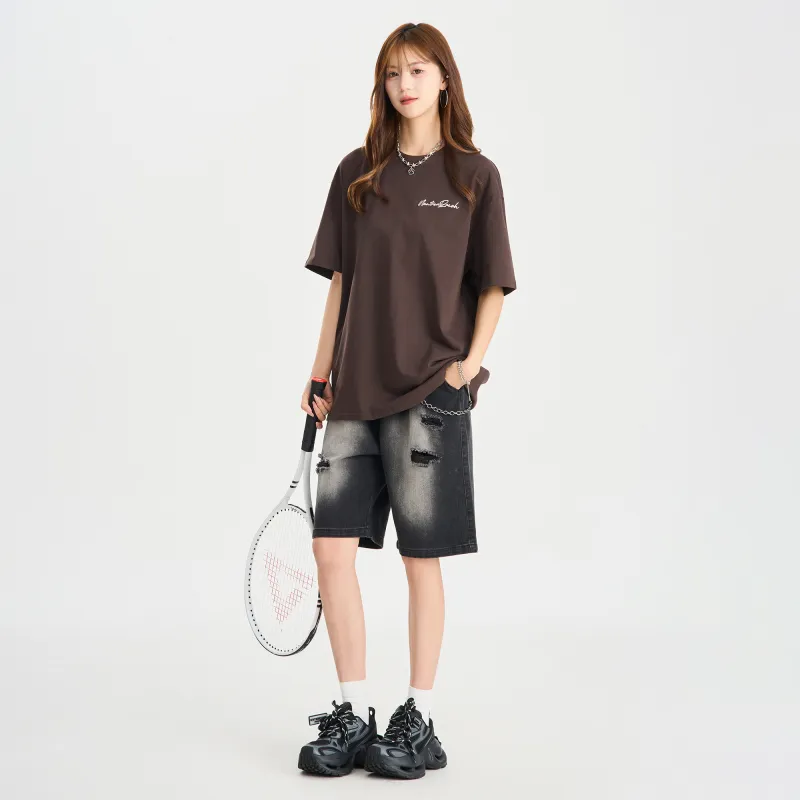 ZMOH Short Sleeved T Shirt Unisex Couple's-14