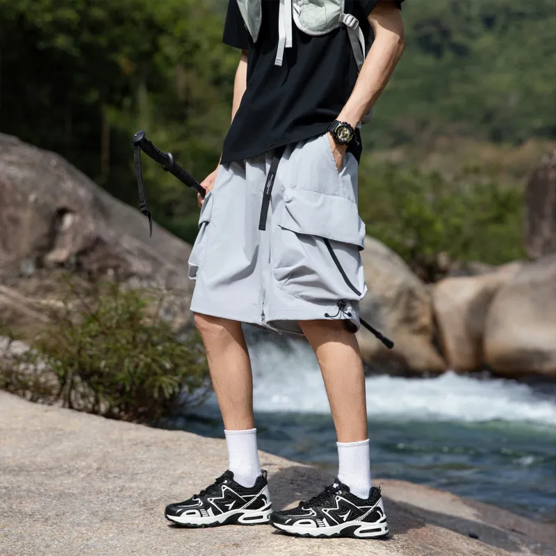 ZMOH Casual Shorts Unisex Couple's-2