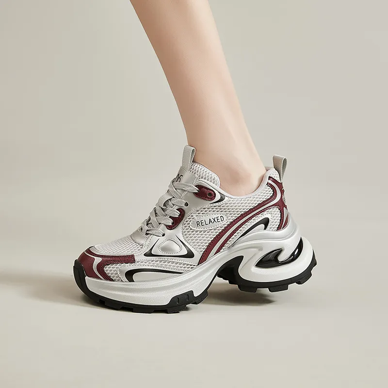15 MINS Vintage Party Low Top Chunky Sneakers Women's-4