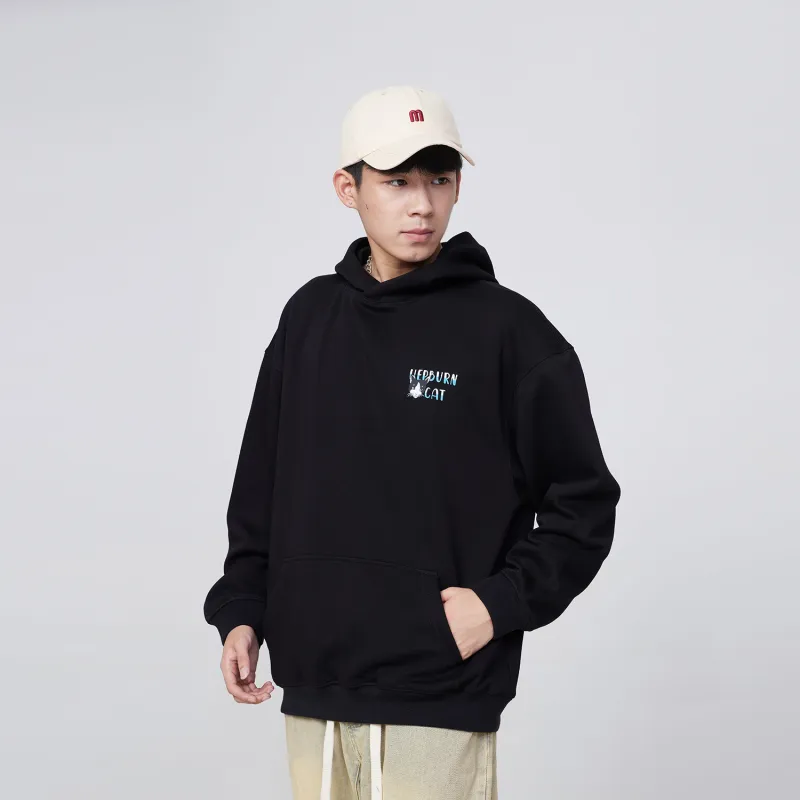Hepburn Cat Sweatshirts Unisex-2