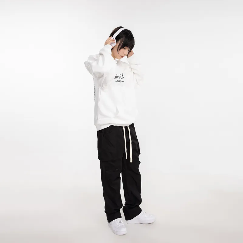 Hepburn Cat Sweatshirt Sets Unisex-3