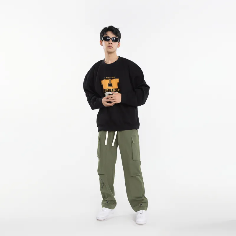 Hepburn Cat Sweatshirt Sets Unisex-26