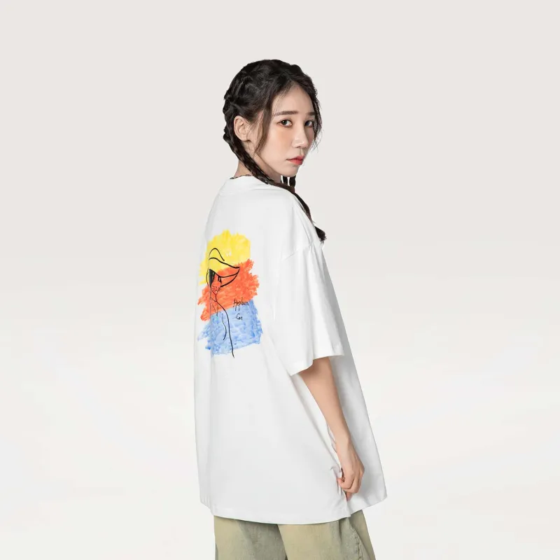 Hepburn Cat T-Shirts Unisex-13