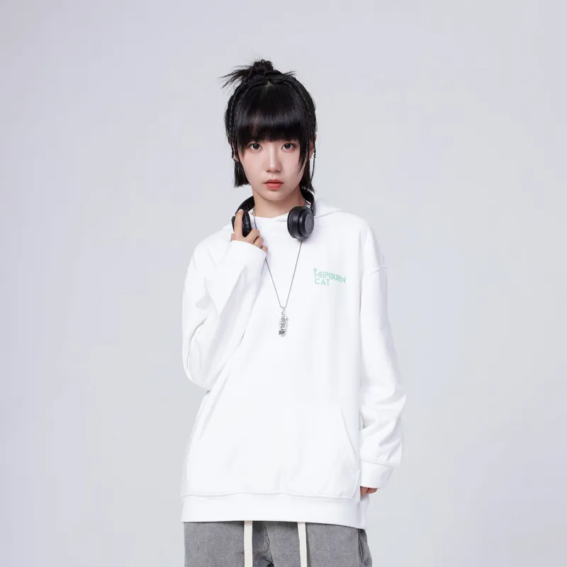 Hepburn Cat Sweatshirt Sets Unisex-10