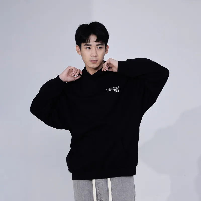 Hepburn Cat Sweatshirts Unisex-4