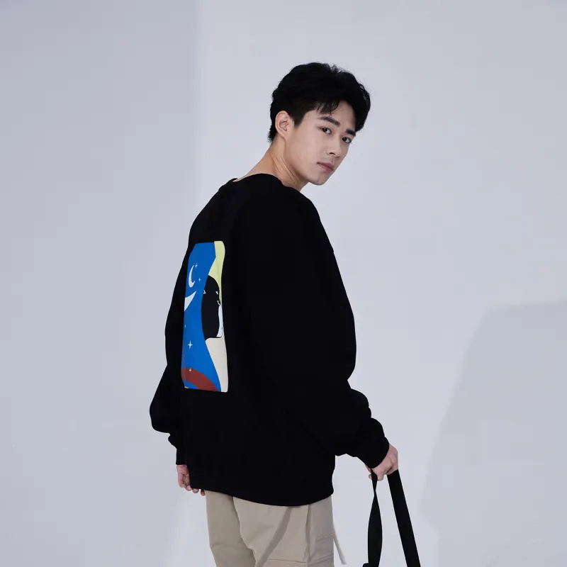 Hepburn Cat Sweatshirt Sets Unisex-13
